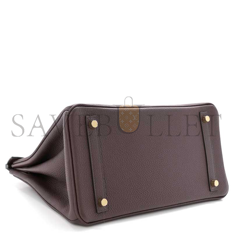 HERMÈS MASTER BIRKIN 30 TOGO MATTE ALLIGATOR ROUGE SELLIER (30*23*15cm)